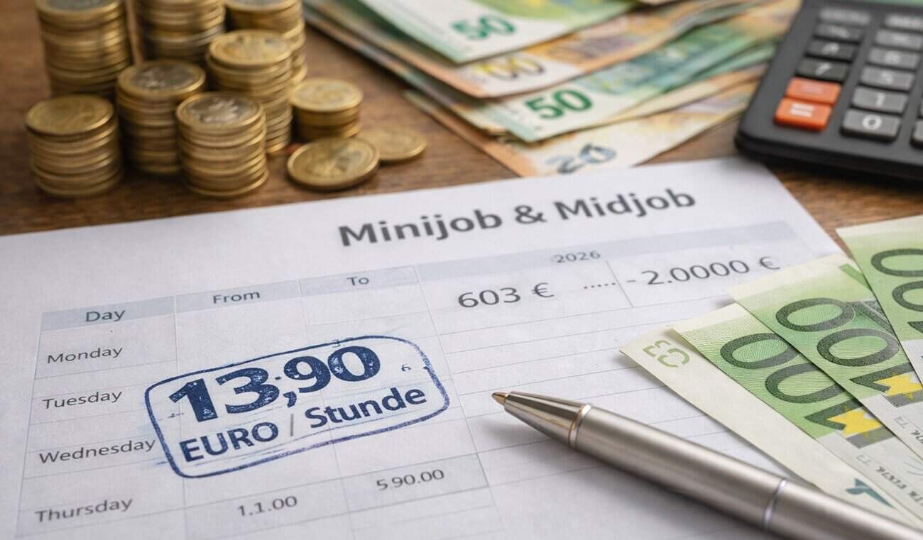 Augmentation du salaire minimum à partir de 2026 : ce que les entreprises doivent désormais prendre en compte pour les mini-jobs et les midi-jobs