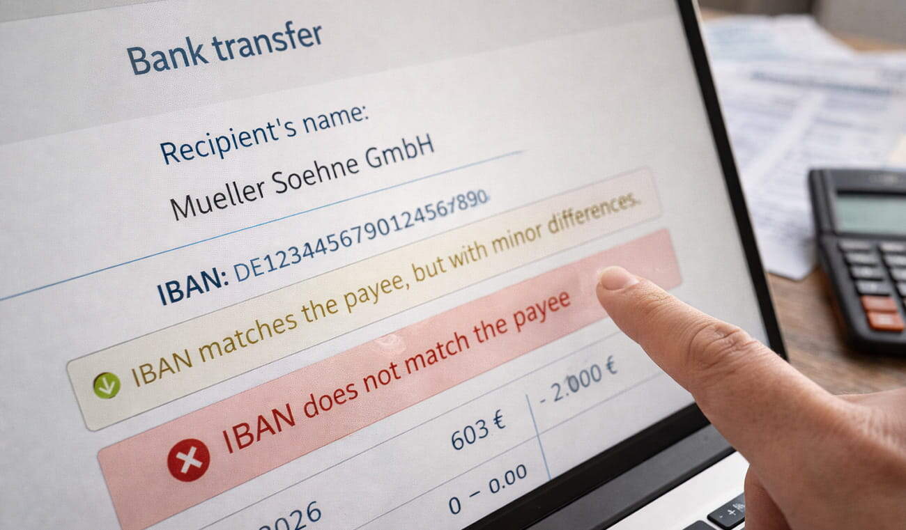 Vérification du bénéficiaire : nouvelle obligation de contrôle pour les paiements SEPA depuis fin 2025