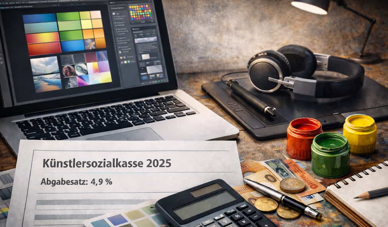 Künstlersozialkasse 2026 : déclaration 2025 à déposer avant le 31 mars